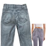 MOTHER HUSTLER ANKLE FRAY STRAIGHT JEANS IN DAYTONA NIGHTS SZ. 26" Gray Photo 6