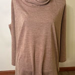 Sweet Pea New  Women's Cowl Neck Sweater Poncho Tan Brown Made in USA​ Photo 0