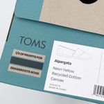 Toms NEW Women's Alpargata Heritage Canvas Cotton Slip On Shoes Neon Yellow 8 Photo 7