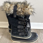 Sorel  Joan of Arc Black‎ Waterproof Winter Snow Boots NL2429-010 Womens 6 Photo 0