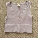 NIKIBIKI Purple Crop Tank Top Fitted Photo 1