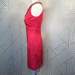 Boden WH188 Red Sheath Applique Keyhole‎ Dress Size 2 Photo 4