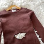 Princess Polly  knit cut out Serenity mini dress in brown Photo 2