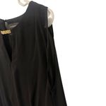 Scarlett Black and Gold Sleeveless Dress Photo 2