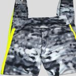 Champion brand gray tie dye look work out leggings with lime green strip… Photo 3