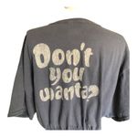 Aerie Offline by  Fanta Cropped Oversize Shortsleeve Shirt Round Neck Size Small Photo 4