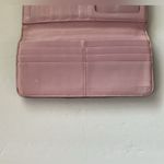 Coach Madison Op Art Wallet Black/Pink Slim Horse & Carriage Photo 3