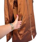 Mycra Pac Copper Metallic Full Zip Water Resistant Jacket sz 0 P Petite NEW Tags Brown Photo 14