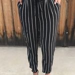 Forever 21 Striped Paper Bag Pants Photo 0