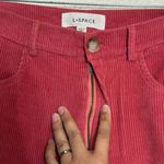 l*space L* pink Corduroy Women Jeans size 6 Photo 3