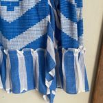 Lemlem  Aztec Print Faux Wrap Ruffle Mini Stripe Skirt Photo 2