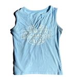 Armani Exchange Vintage y2k  Baby Blue Muscle Tee Tank Top 🔥 Photo 0