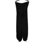 1. State  Womens Smocked Strapless Wide Leg Jumpsuit Size XS Black New Photo 1
