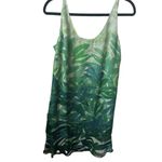 CAbi Castaway Green Frond Tropical Slip Dress Size Medium Style 5235. Photo 1