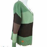Simply Southern Striped distressed sweater S Photo 1