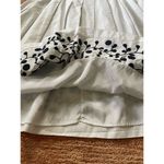 Talbots PLEATED FLORAL-BORDER SKIRT WHITE/BlUE WOMENS TWO POCKETS LINED SIZE 2 Photo 4