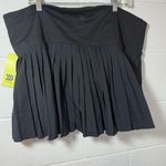 All In Motion Women's Black High-Rise Woven Pleated Skort Photo 2