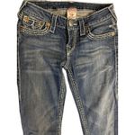 True Religion Women’s Contrast Stitch Skinny Denim Size 28 Photo 2