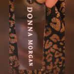 Donna Morgan  Black and Gold Animal Print Dress Photo 3