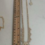 5 pieces gold tone Bollywood jewellery set in excellent condition Photo 9