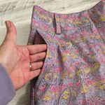 Nike  Golf Lavender Paisley Print Bermuda Shorts Size 4 Photo 3