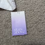 Stars Above Blouse XXL Linen Button Down Coastal Beach Resort Short Sleeve NEW Photo 8