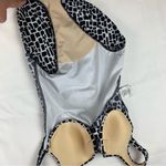 MiracleSuit size 10 medium Black white pattern one piece swim suit bathing slim Photo 9