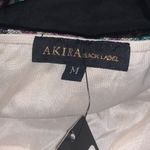 Akira Black Label Purple/Green/Black Strapless Corset Mini Dress NWT Sz M Photo 6