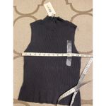 Calvin Klein Jeans  Soft Ribbed Knit Joggers & mockneck top gray SET, size M, NWT Photo 10