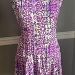 Olive & Oak Anthropologie Womens Purple Spring Plum Print Sleeveless Dress Small Photo 0