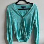 Ralph Lauren Blue Cardigan Sweater V-Neck Knit Photo 0
