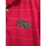 Nike Dri-Fit Women's Sleeveless White Striped Polo Shirt "HPU" Size Medium Photo 1