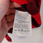 Madewell  Front Tie Red Black Buffalo Plaid Flannel Shirt Size Medium NWT Photo 10