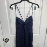 Likely  Revolve navy blue lace crochet darby cocktail dress size 4 wedding‎ guest Photo 8