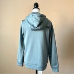 The North Face | Teal Full Zip Fleece Lined Hooded Jacket Sz M Photo 5