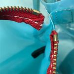 Frances Valentine New York Small Henry Tote EUC Blue Photo 7