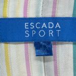 Escada Sport Blazer Jacket Women 12 Multicolor Abstract Pockets Maximalist Retro Pink Photo 15