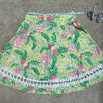 Lilly Pulitzer 💫VINTAGE💫‎  cotton eyelet flare skirt size 4 Photo 0