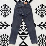 Levi's Vintage  80s 901 Ultra High Rise Jeans in Stonewash Gray Black Photo 8