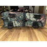 VTG Atlantic Suitcase Tapestry Green Floral Wheeled Rolling Wardrobe Rare USA Photo 3