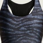 Terez NWOT Women's Show Your Stripes Hi-Shine Sports Bra SIZE MEDIUM Photo 0