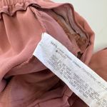 ZARA  Pants Womens X Small Pink Orange Wide‎ Leg Stretch Waist Trousers Photo 3