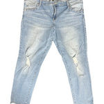 Gap  Women's Girlfriend Coupe Girlfriend Denim Blue‎ Jeans Sz 18/34R Casual Photo 0