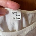 white bodysuit with mesh polkadots sleeves Size XL Photo 2