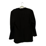 H&M Black Loose Button Front Blazer // Size M Photo 4