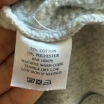 Faherty  Gray Horizontal Stripe Palm Tree Vacation Sweater‎ Beach Boho Size Small Photo 4