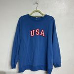 Joy Lab Blue USA Sweatshirt Sz M Size M Photo 1