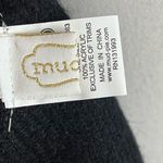 Mud Pie  • Burgundy Plaid Blanket Shawl Poncho Photo 3