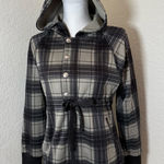Burton ‎ Plaid Hoodie Womens  Full Zip Dryride Ski Snow Jacket Ladies Size Small Photo 0