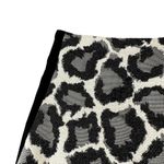 Diane Von Furstenberg DVF Emma Black/Gray Leopard Print Pencil Skirt Size 6  Photo 3